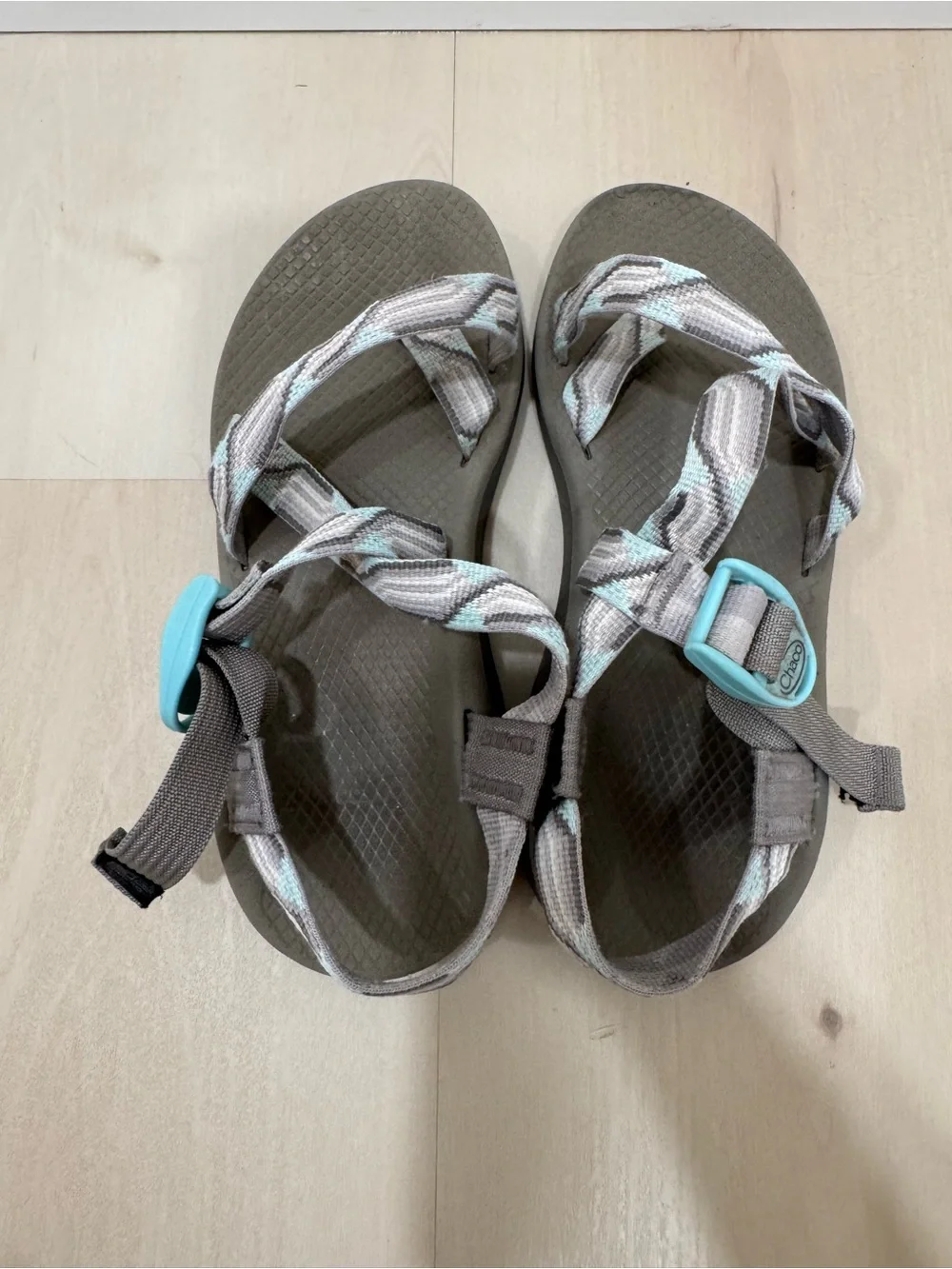 Chaco Sandals Women's Size 7  Z/Cloud 2 Sandals - Candy Gray